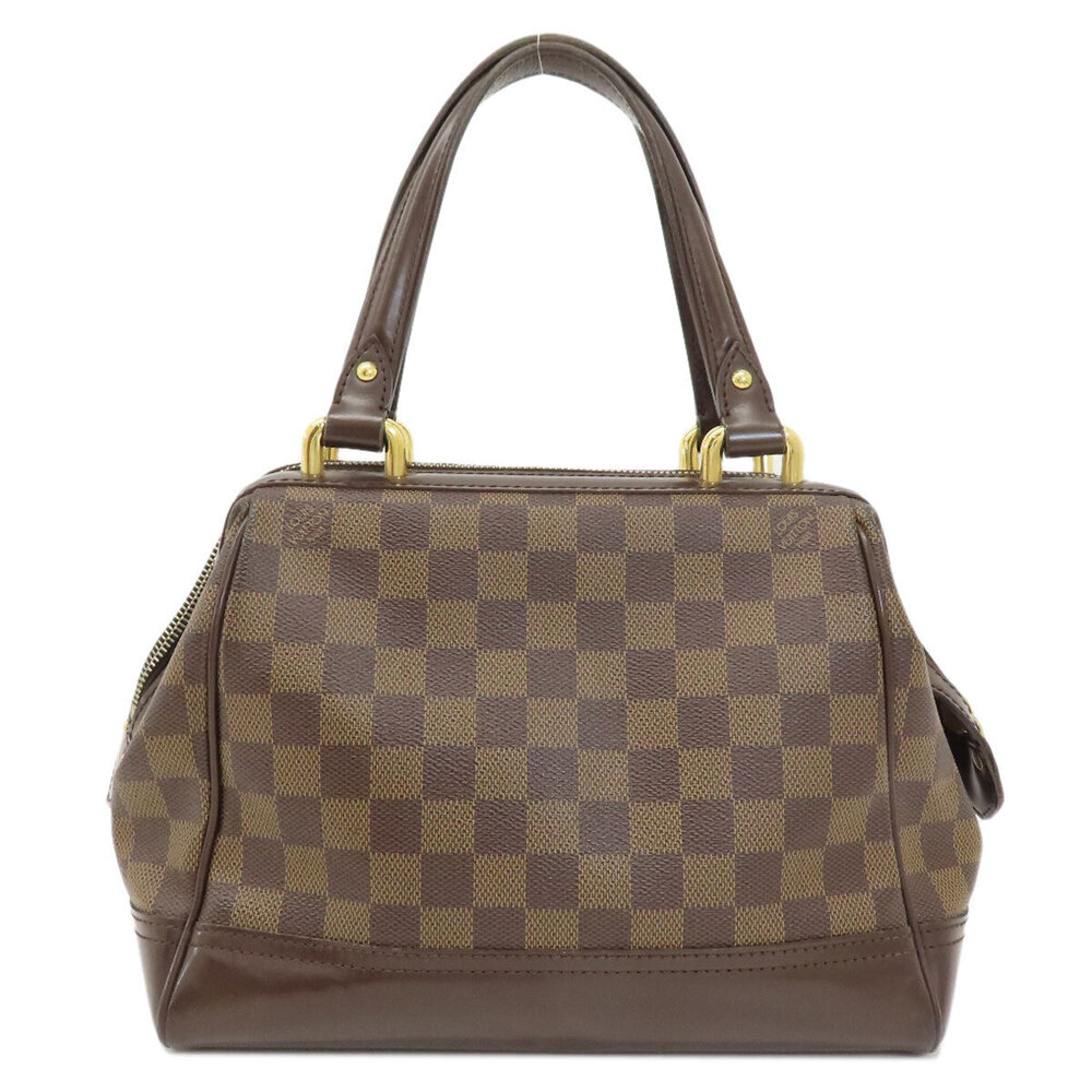Louis Vuitton Knightsbridge Damier Handbag Canvas Ebene Brown
